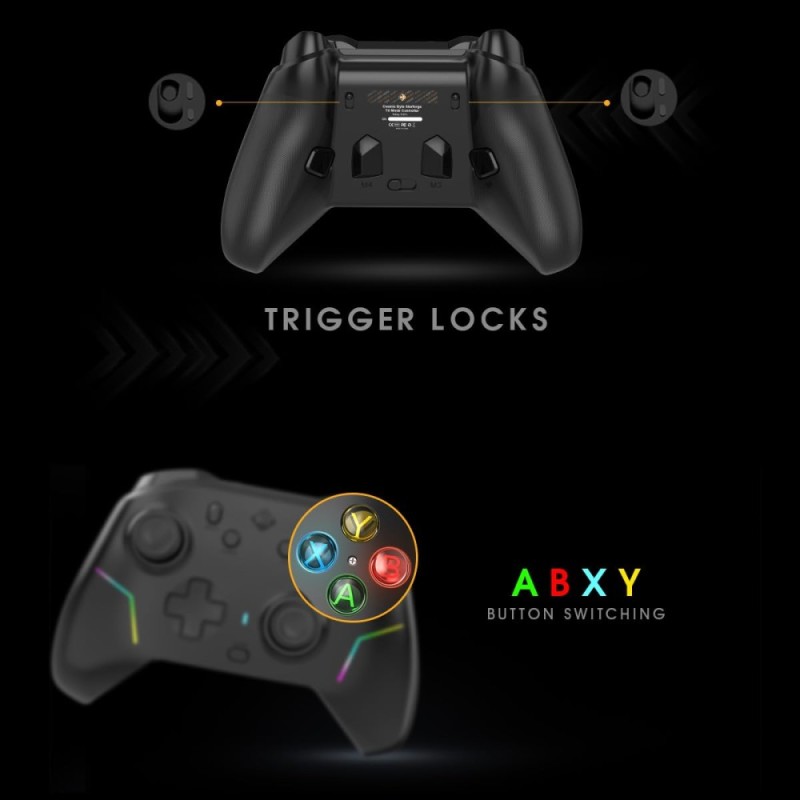 Cosmic Byte Gamepad Starforge Optical Triggers RGB Black