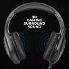Cosmic Byte GS430 Gaming Headphone Over Ear 3D Sound Black