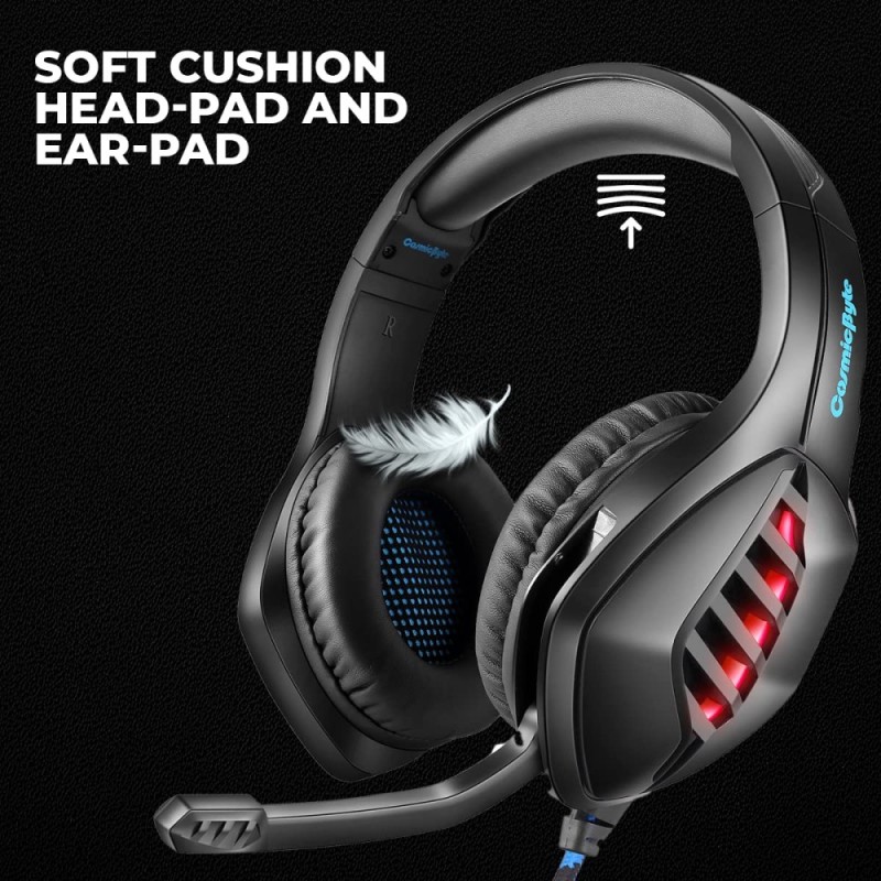 Cosmic Byte GS430 Gaming Headphone Over Ear 3D Sound Black
