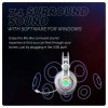 Cosmic Byte Headset Proteus 7.1 Surround Sound RGB LED White