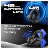 Cosmic Byte Inferno Wireless Bluetooth Wired Headphone 50mm Driver 40Hrs Battery Life Black