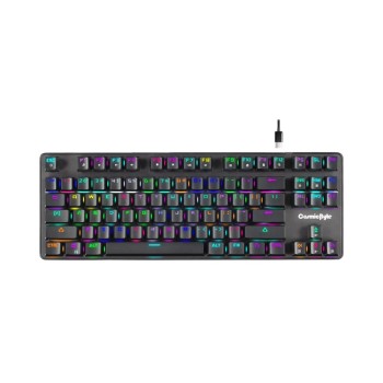 Cosmic Byte Mechanical Gaming Keyboard CB-GK-18 Firefly | TKL Design | Per-Key RGB | Detachable USB-C | Black