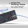 Cosmic Byte Mechanical Gaming Keyboard CB-GK-18 Firefly | TKL Design | Per-Key RGB | Detachable USB-C | Black