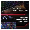Cosmic Byte Mechanical Keyboard CB-GK-40 Artemis 3 Modes Black
