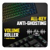 Cosmic Byte Mechanical Keyboard Phantom TKL RGB Black, Gasket-Mounted, Hot-Swappable