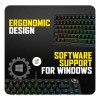 Cosmic Byte Mechanical Keyboard Phantom TKL RGB Black, Gasket-Mounted, Hot-Swappable