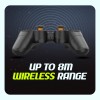 Cosmic Byte Nexus Wireless Controller for PC | Dual Vibration, Sensitive Triggers, Fast Response | Powered by 2 AAA Batteries (Not Included) (Black)