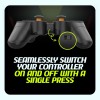 Cosmic Byte Nexus Wireless Controller for PC | Dual Vibration, Sensitive Triggers, Fast Response | Powered by 2 AAA Batteries (Not Included) (Black)