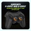 Cosmic Byte Nexus Wireless Controller for PC | Dual Vibration, Sensitive Triggers, Fast Response | Powered by 2 AAA Batteries (Not Included) (Black)