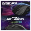 Cosmic Byte Raptor Dual Mode RGB Mouse Pixart 3212 Sensor 4800 DPI Black