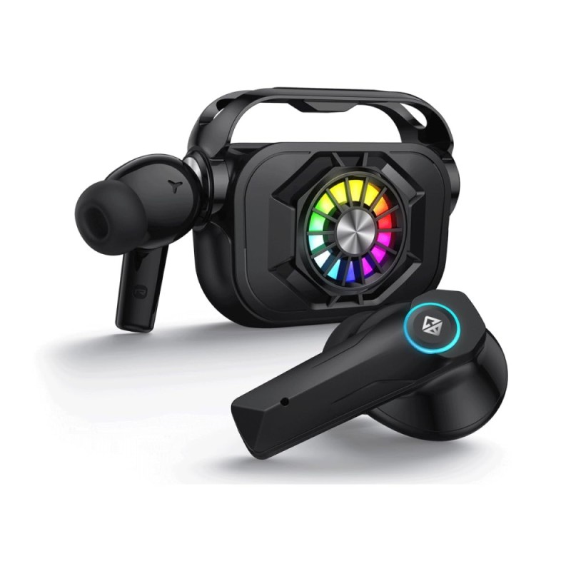 Cosmic Byte True Wireless Earbuds Cosmobuds X50 BT 5.3, 40Hrs, ENC, Black