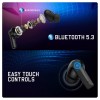 Cosmic Byte True Wireless Earbuds Cosmobuds X50 BT 5.3, 40Hrs, ENC, Black