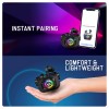 Cosmic Byte True Wireless Earbuds Cosmobuds X50 BT 5.3, 40Hrs, ENC, Black