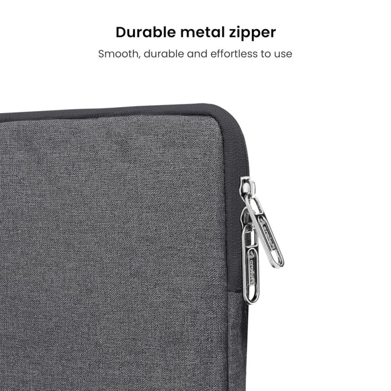 CRALOFT Laptop Sleeve L26 Water-Resistant 14 Inch Grey