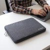 CRALOFT Laptop Sleeve L26 Water-Resistant 14 Inch Grey