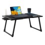 Cubiker Multipurpose Foldable Lapdesk CUBI-PT-1547 Ergonomic Edges, Black