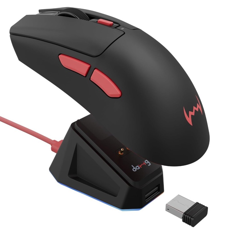 daWg Wireless Gaming Mouse daWg-Slay 12000 DPI 6 Buttons Black
