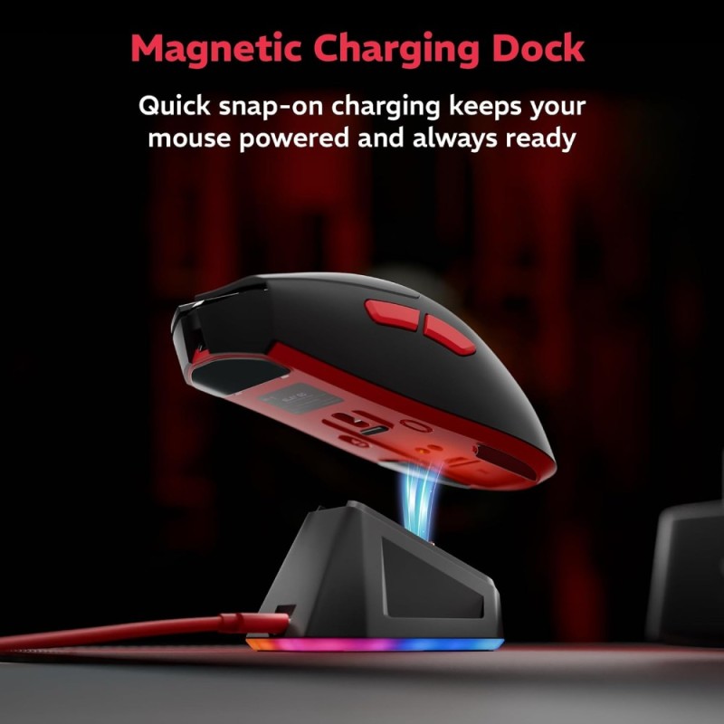 daWg Wireless Gaming Mouse daWg-Slay 12000 DPI 6 Buttons Black
