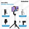 Dubstep Smart Selfie Stick Flickstick 360° Rotation Black
