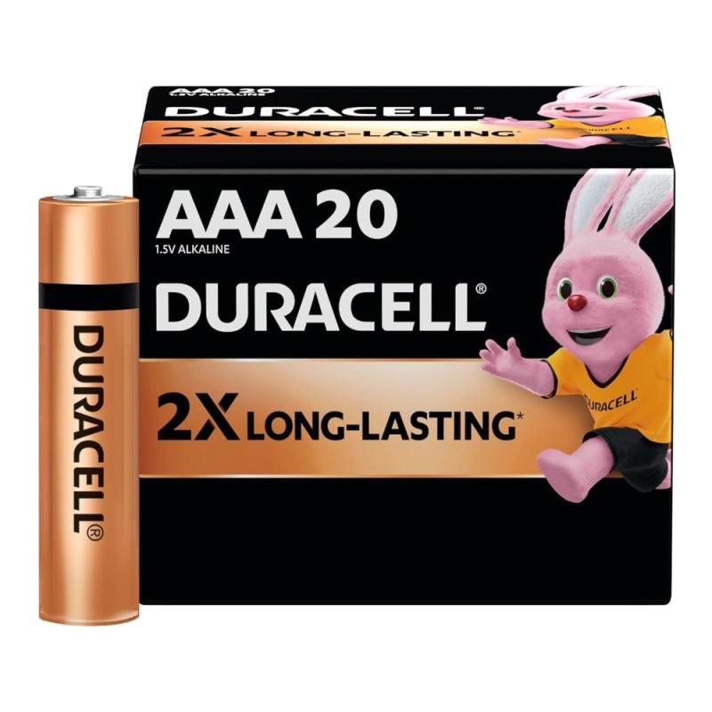 Duracell Alkaline AAA Battery B096K5PSTC Pack of 20 1.5V