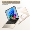 Dyazo Hard Shell Case DZ064 for MacBook Air 13.6 Inch, Starlight
