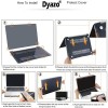 Dyazo Hard Shell Case DZ5858 for 13.3 Inch MacBook Air Transparent Black