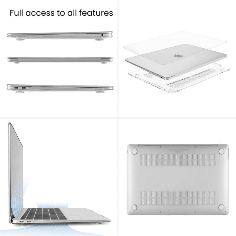 Dyazo Laptop Case DZ 4790 13.3 Inch Hard Shell Transparent