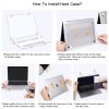 Dyazo Laptop Case DZ 4790 13.3 Inch Hard Shell Transparent