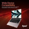 Dyazo Laptop Riser Stand N3 Black | Aluminum, Ergonomic, Foldable