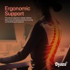 Dyazo Laptop Riser Stand N3 Black | Aluminum, Ergonomic, Foldable