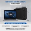 Dyazo Laptop Sleeve Case DZ0002 Hard Shell Shockproof Black