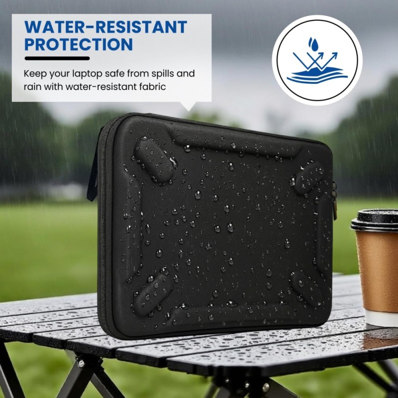 Dyazo Laptop Sleeve Case DZ0002 Hard Shell Shockproof Black