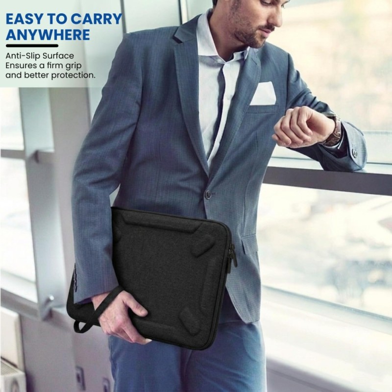 Dyazo Laptop Sleeve Case DZ0002 Hard Shell Shockproof Black