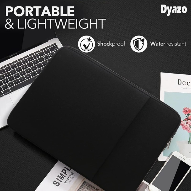 Dyazo Laptop Sleeve DZ-2994 Neoprene Soft Cover Black