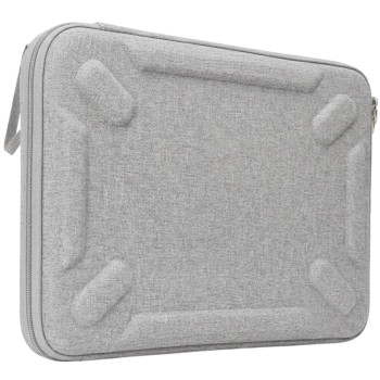 Dyazo Laptop Sleeve DZ0934 14.1 Inch Hard Shell Water Resistant Grey