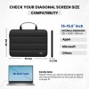 Dyazo Laptop Sleeve DZ6916 Soft Padded Protection 15.6 Inch Black
