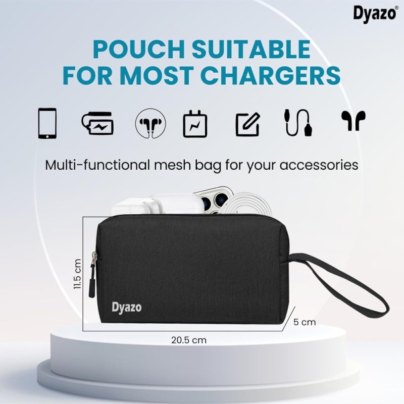 Dyazo Laptop Sleeve DZ7005 Water Resistant Black 15-15.6 Inch
