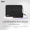Dyazo Laptop Sleeve DZ7005 Water Resistant Black 15-15.6 Inch