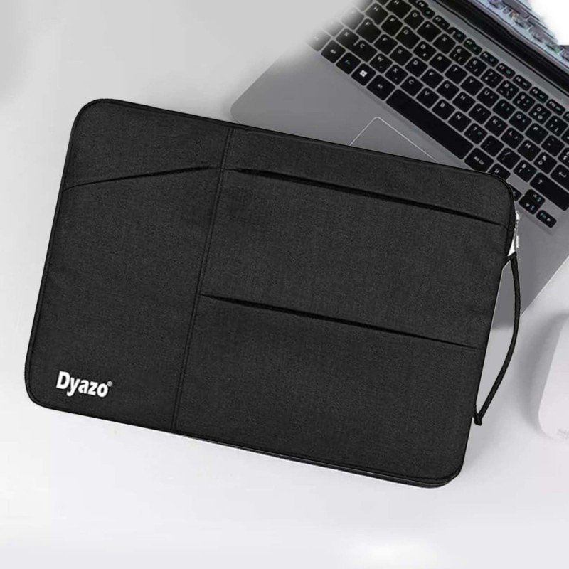 Dyazo Laptop Sleeve DZ7005 Water Resistant Black 15-15.6 Inch