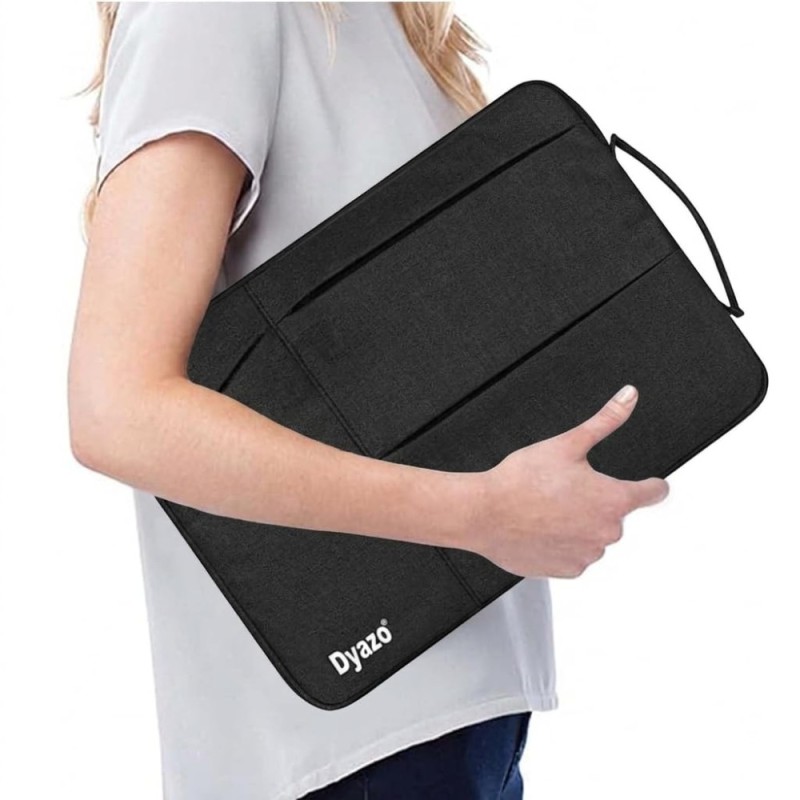 Dyazo Laptop Sleeve DZ7005 Water Resistant Black 15-15.6 Inch