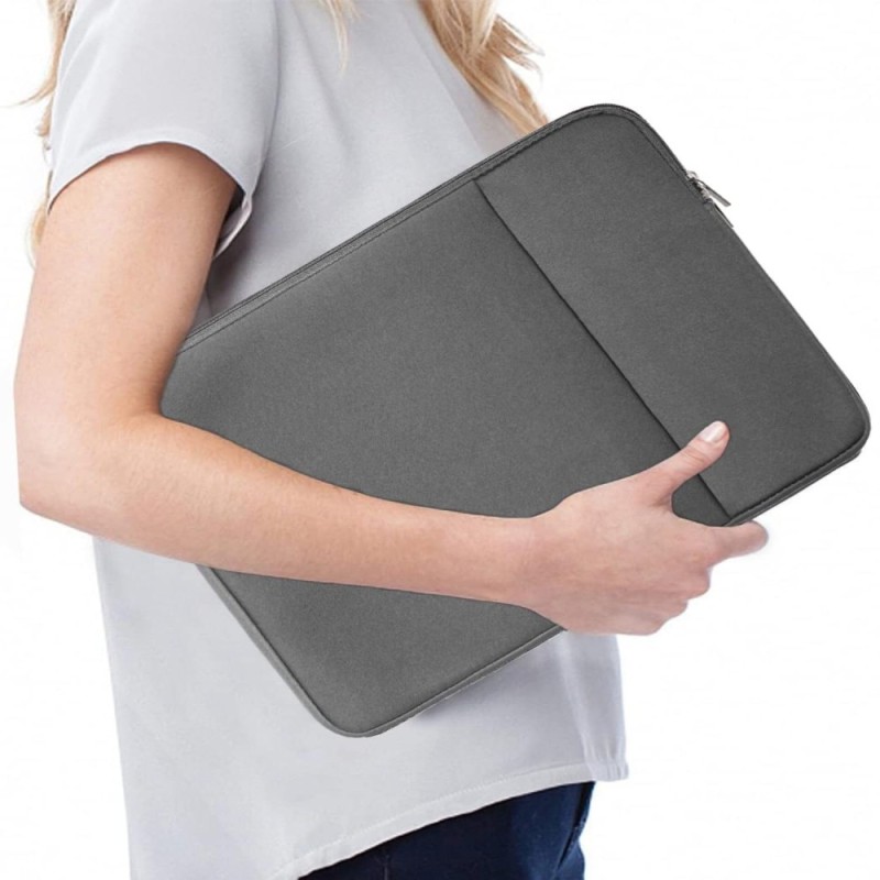 Dyazo Laptop Sleeve DZ9665 Water Resistant Neoprene Grey