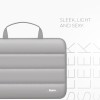 Dyazo Laptop Sleeve DZ9740 14.1 Inch Water-Resistant Grey