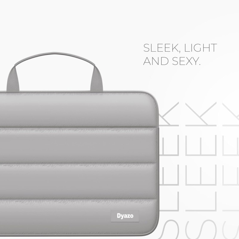 Dyazo Laptop Sleeve DZ9740 14.1 Inch Water-Resistant Grey
