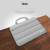 Dyazo Laptop Sleeve DZ9740 14.1 Inch Water-Resistant Grey