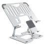 Dyazo Laptop Stand DZ6824 Adjustable Ergonomic Design Silver