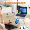 Dyazo Laptop Stand DZ6824 Adjustable Ergonomic Design Silver