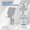 Dyazo Mobile Phone Stand DZ8453 Adjustable Height & Angle White