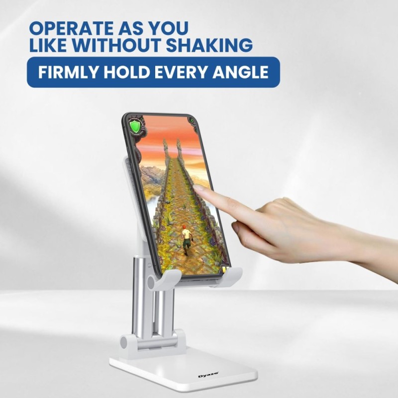 Dyazo Mobile Phone Stand DZ8453 Adjustable Height & Angle White