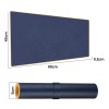 Dyazo Mouse Pad B09R7MGFV7 Reversible PU Leather Navy Blue 35 Inch x 17.7 Inch