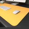 Dyazo Mouse Pad B09R7MGFV7 Reversible PU Leather Navy Blue 35 Inch x 17.7 Inch